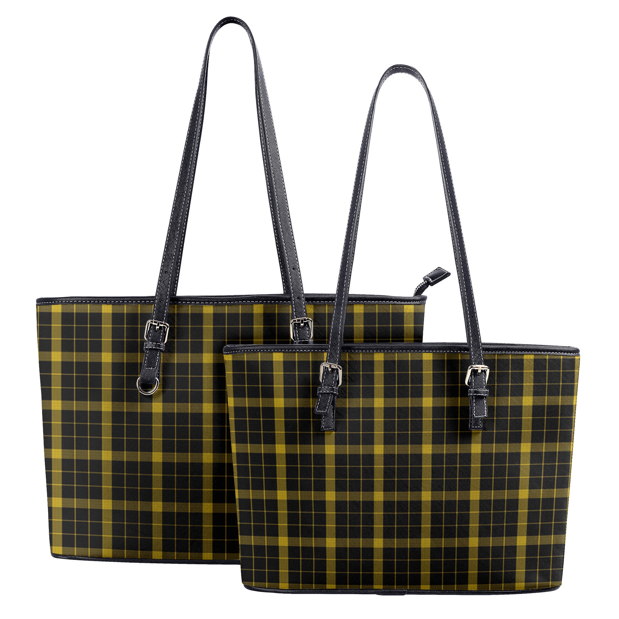 Raeburn Tartan Leather Tote Bag