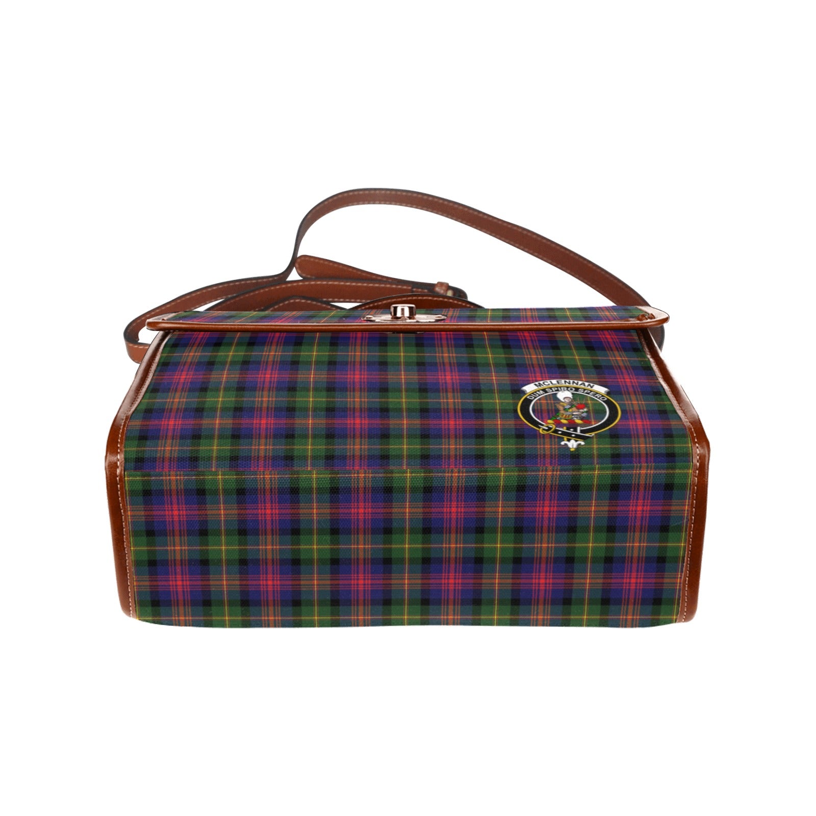 McLennan Modern Tartan Crest Canvas Bag