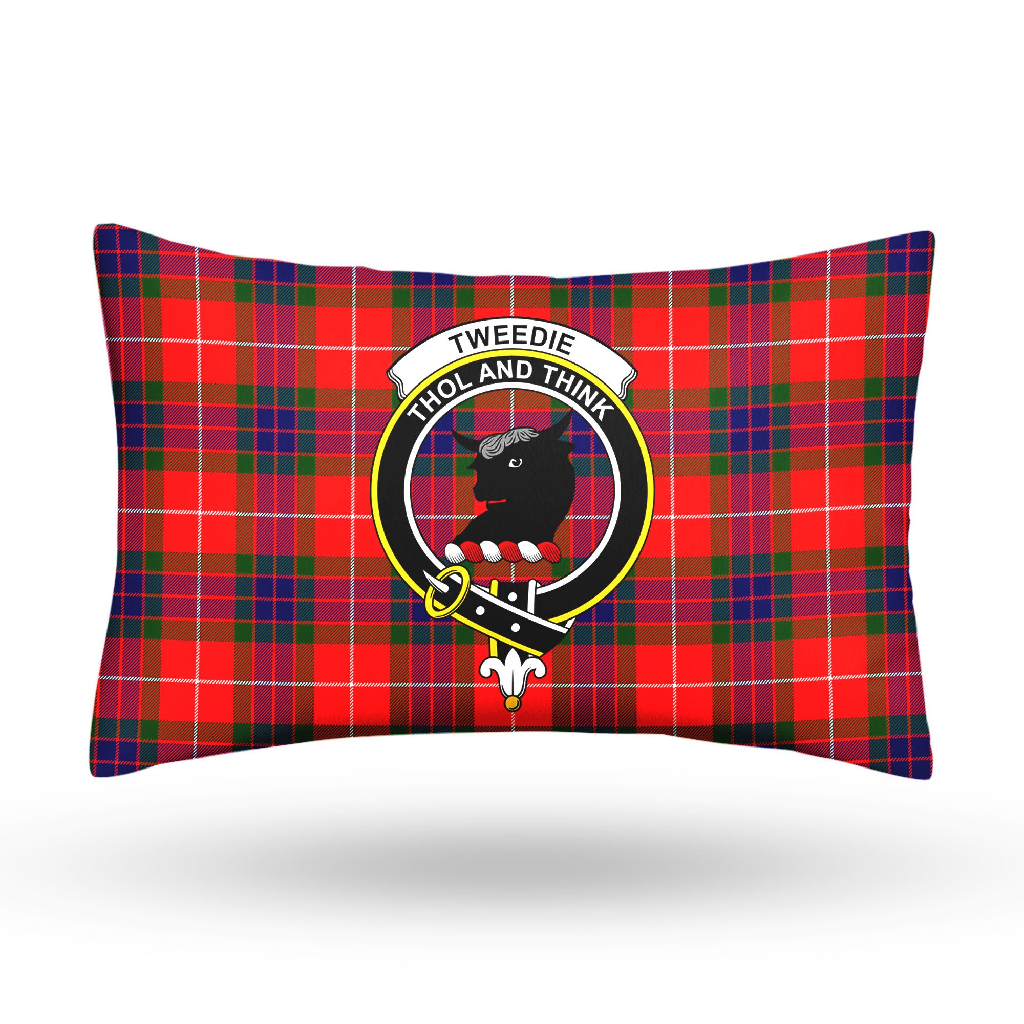 Tweedie Tartan Crest Pillow Cover