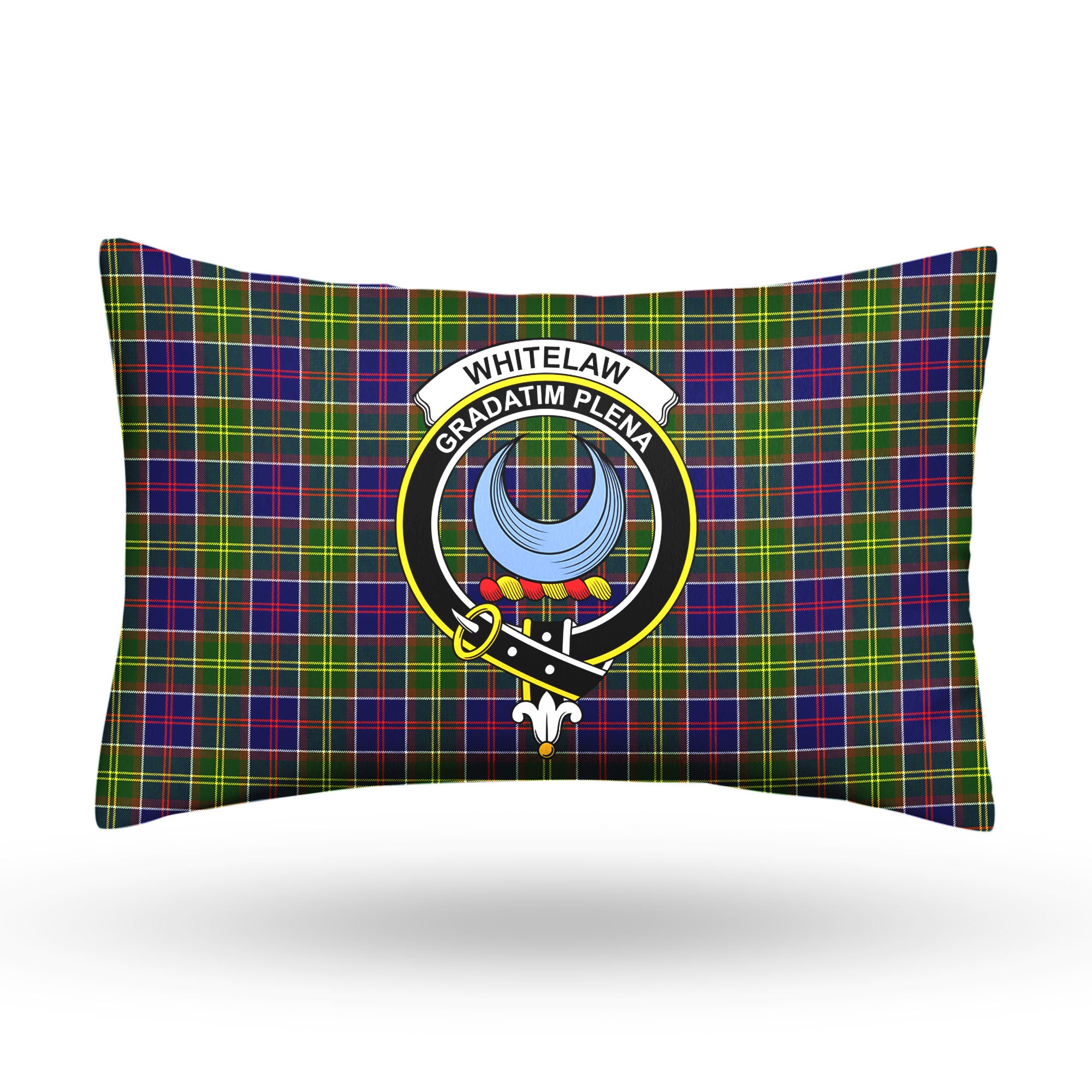 Whitelaw Tartan Crest Pillow Cover