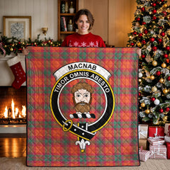 MacNab Ancient Tartan Crest Quilt