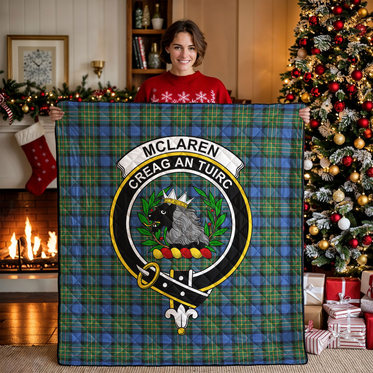 McLaren Ancient Tartan Crest Quilt