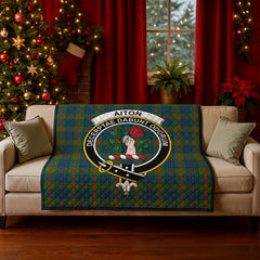 Aiton Tartan Crest Quilt