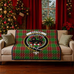 Baxter Modern Tartan Crest Quilt