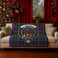 Blair Modern Tartan Crest Quilt