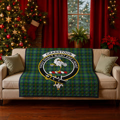 Cranstoun Tartan Crest Quilt