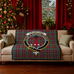 Crawford Modern Tartan Crest Quilt