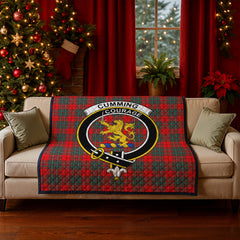 Cumming Modern Tartan Crest Quilt