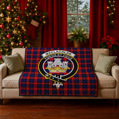 MacLachlan Modern Tartan Crest Quilt