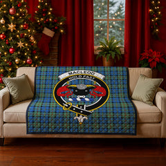 MacLeod of Harris Ancient Tartan Crest Quilt