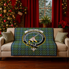 MacMillan Hunting Ancient Tartan Crest Quilt