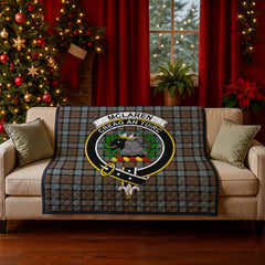McLaren Weathered Tartan Crest Quilt
