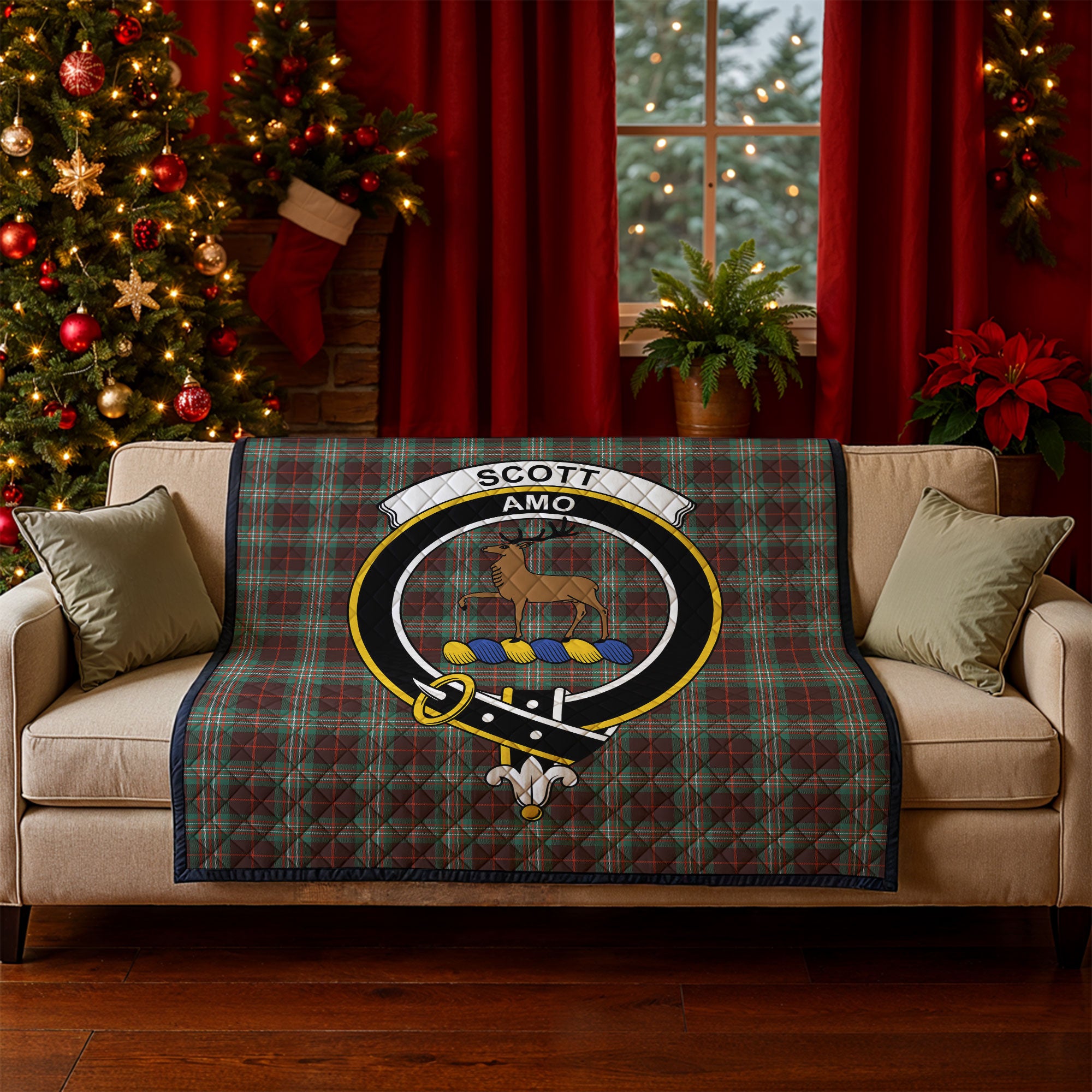 Scott Brown Ancient Tartan Crest Quilt