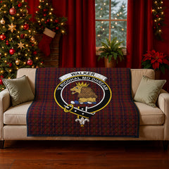 Walker Tartan Crest Quilt