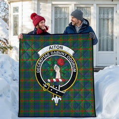 Aiton Tartan Crest Quilt
