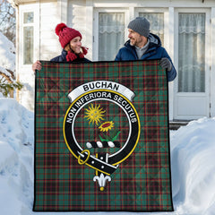 Buchan Ancient Tartan Crest Quilt