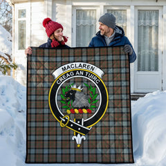 MacLaren Weathered Tartan Crest Quilt