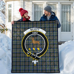 Scott Green Modern Tartan Crest Quilt