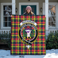 Buchanan Modern Tartan Crest Quilt