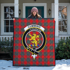 Cumming Modern Tartan Crest Quilt