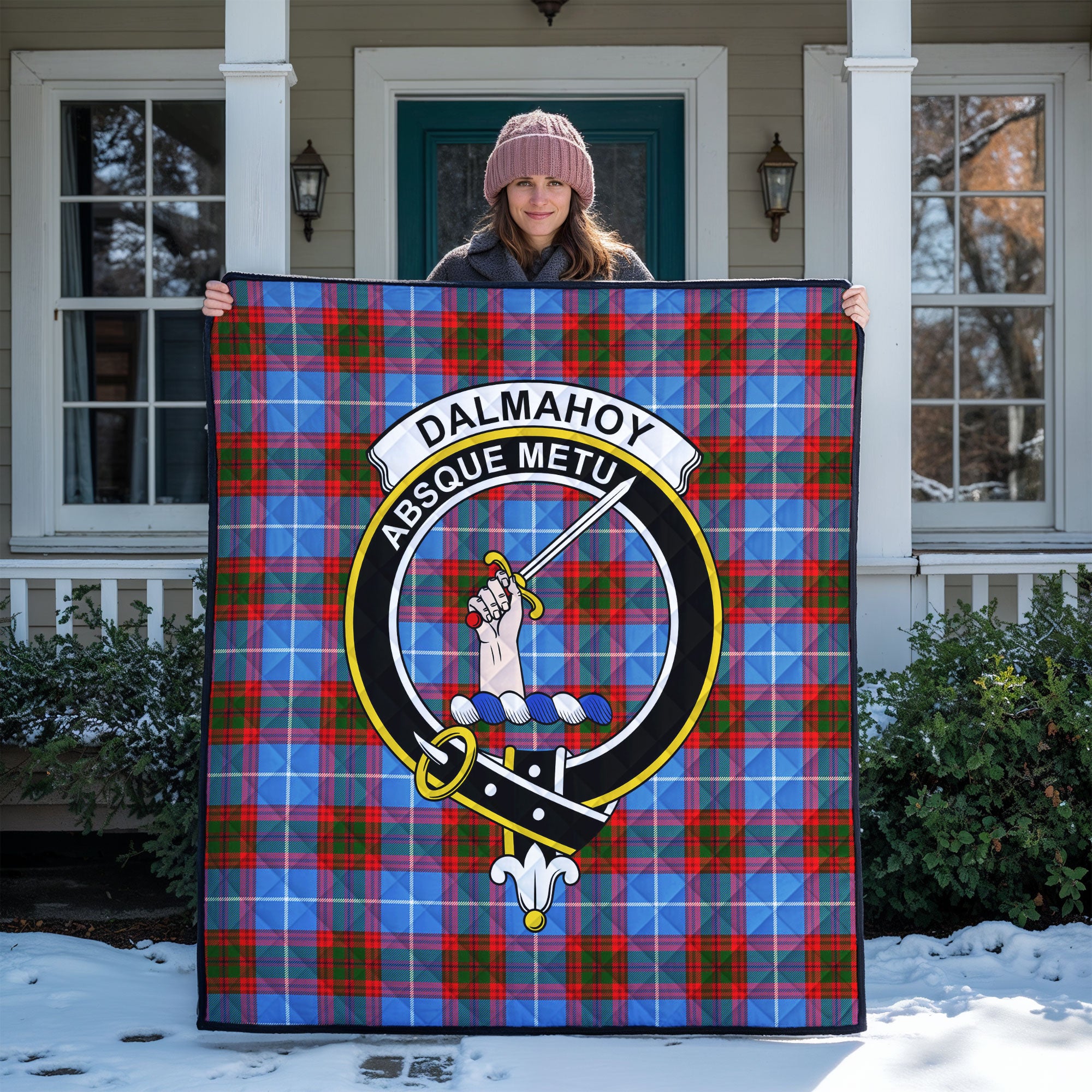 Dalmahoy Tartan Crest Quilt