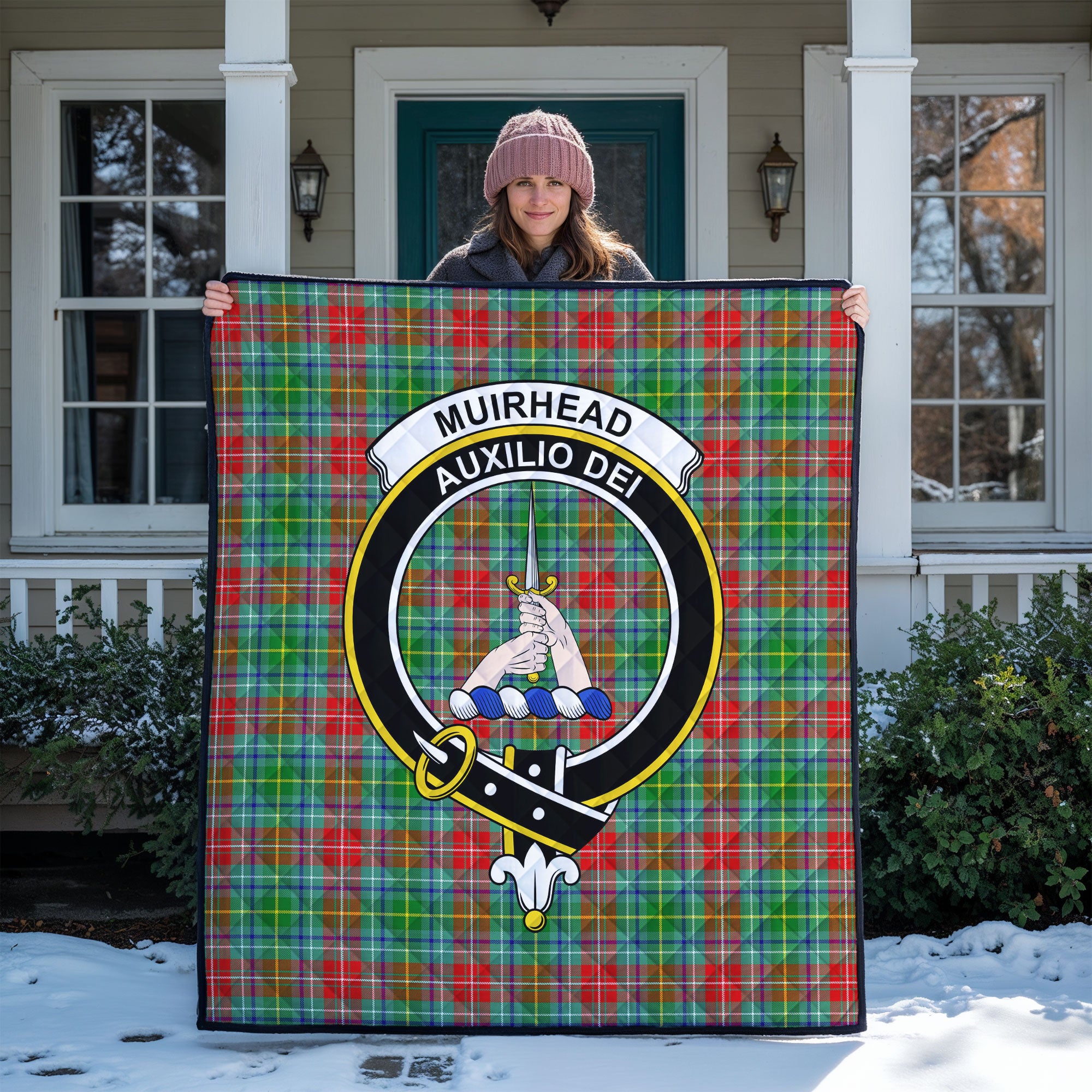Muirhead Tartan Crest Quilt