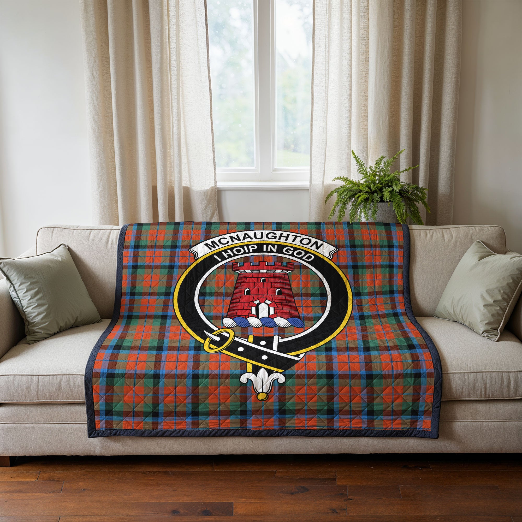 McNaughton Ancient Tartan Crest Quilt