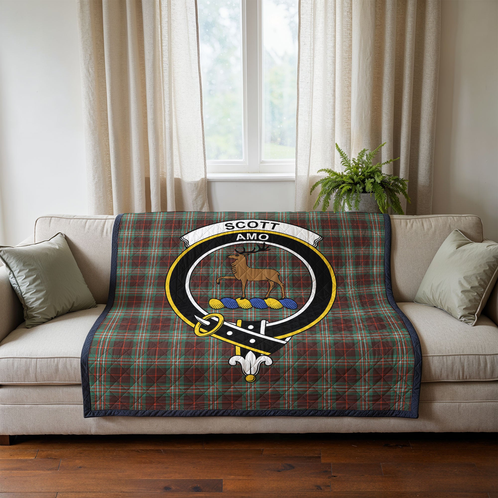 Scott Brown Ancient Tartan Crest Quilt