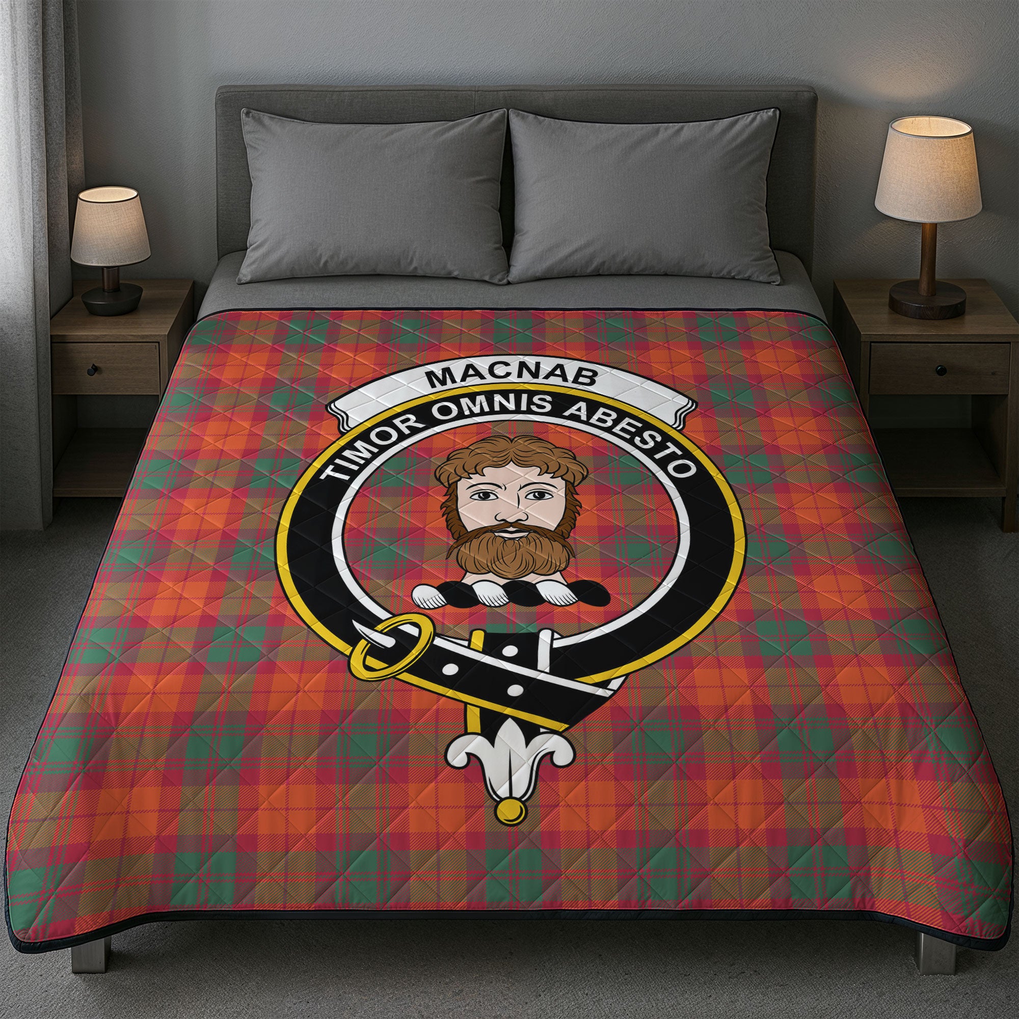 MacNab Ancient Tartan Crest Quilt