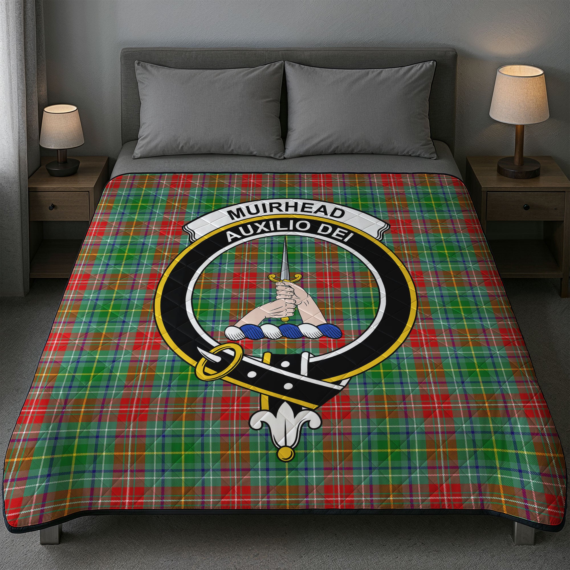 Muirhead Tartan Crest Quilt