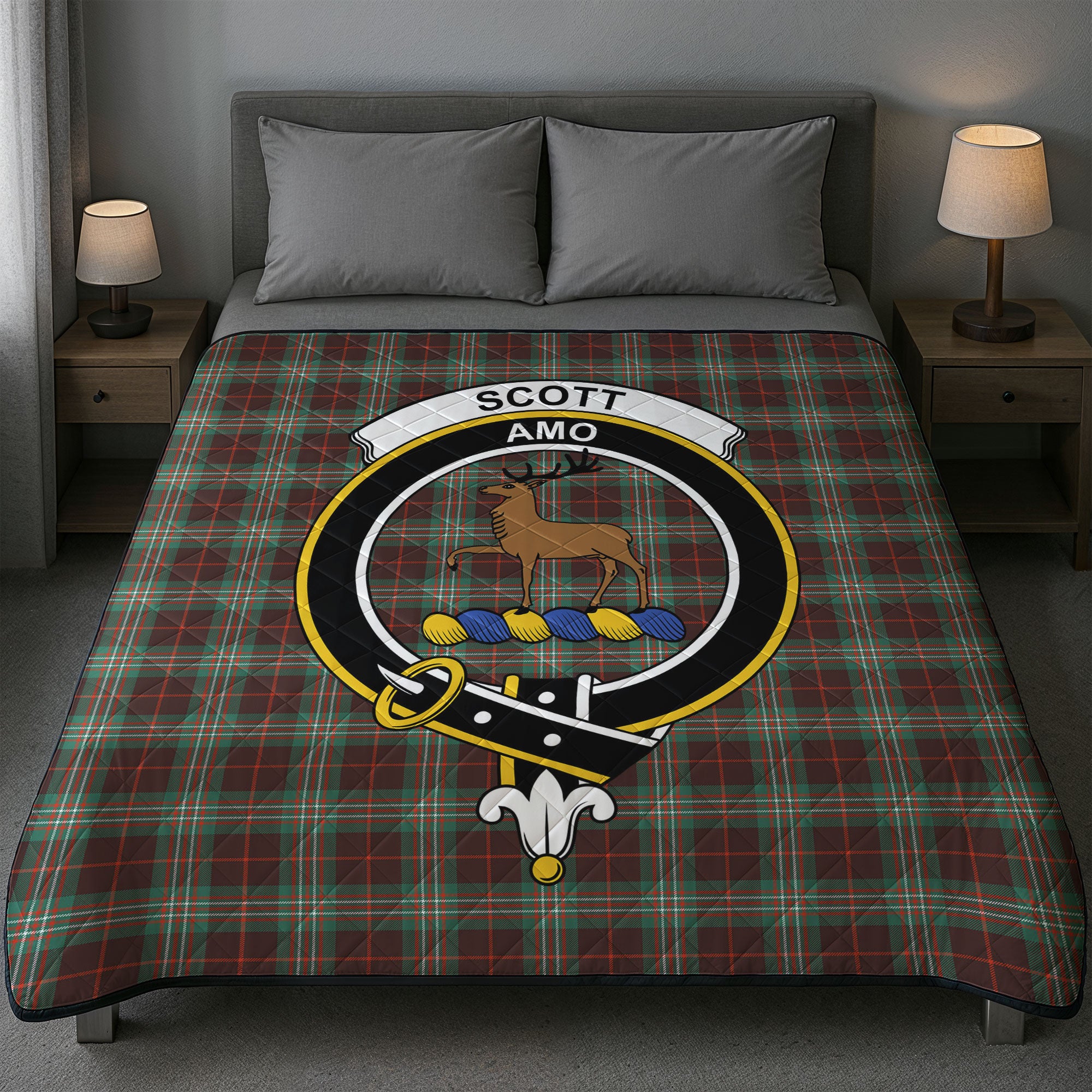 Scott Brown Ancient Tartan Crest Quilt