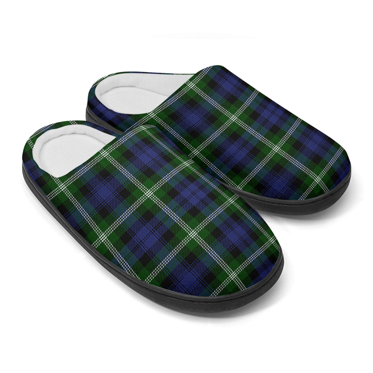 Baillie Modern Tartan Slippers