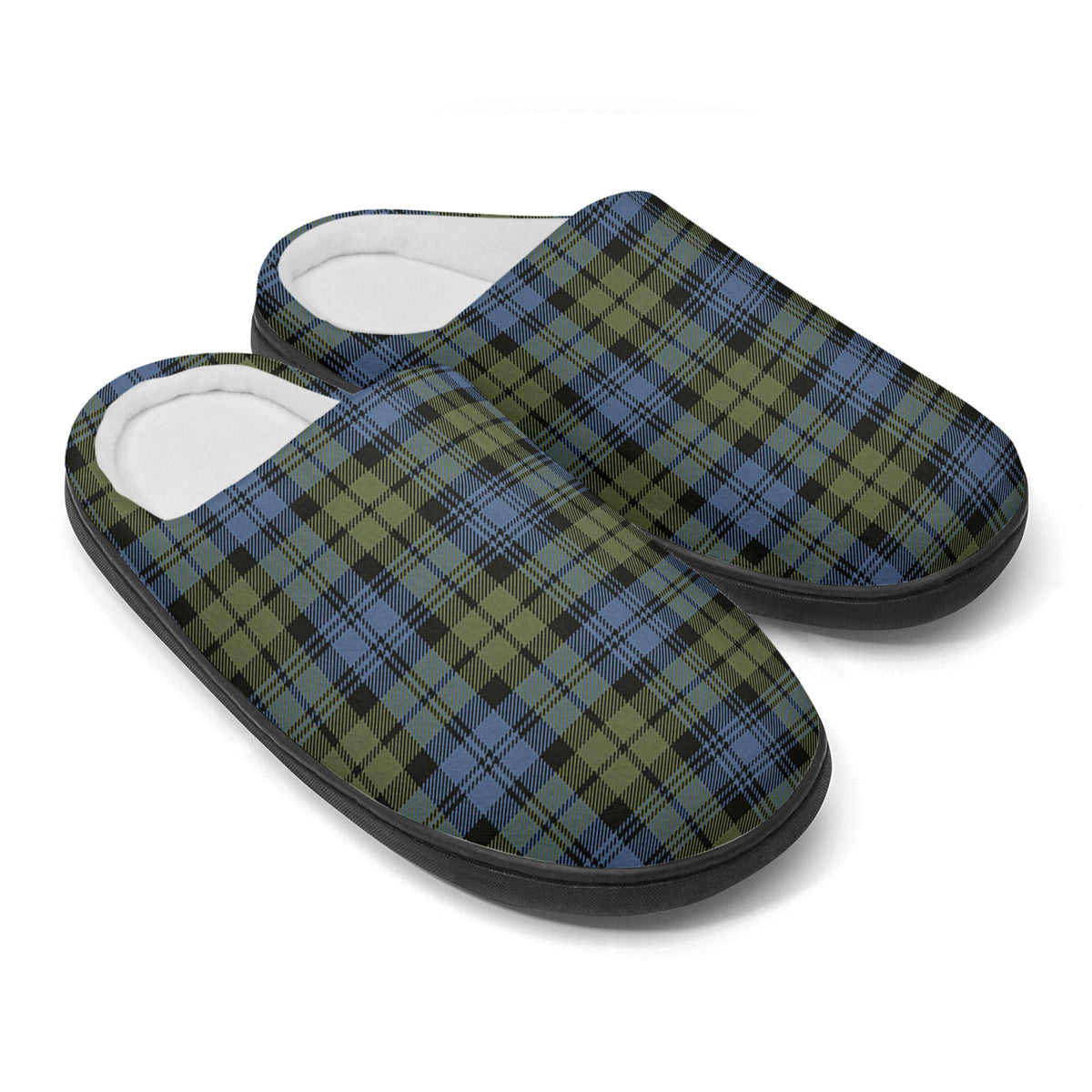 Campbell Faded Tartan Slippers