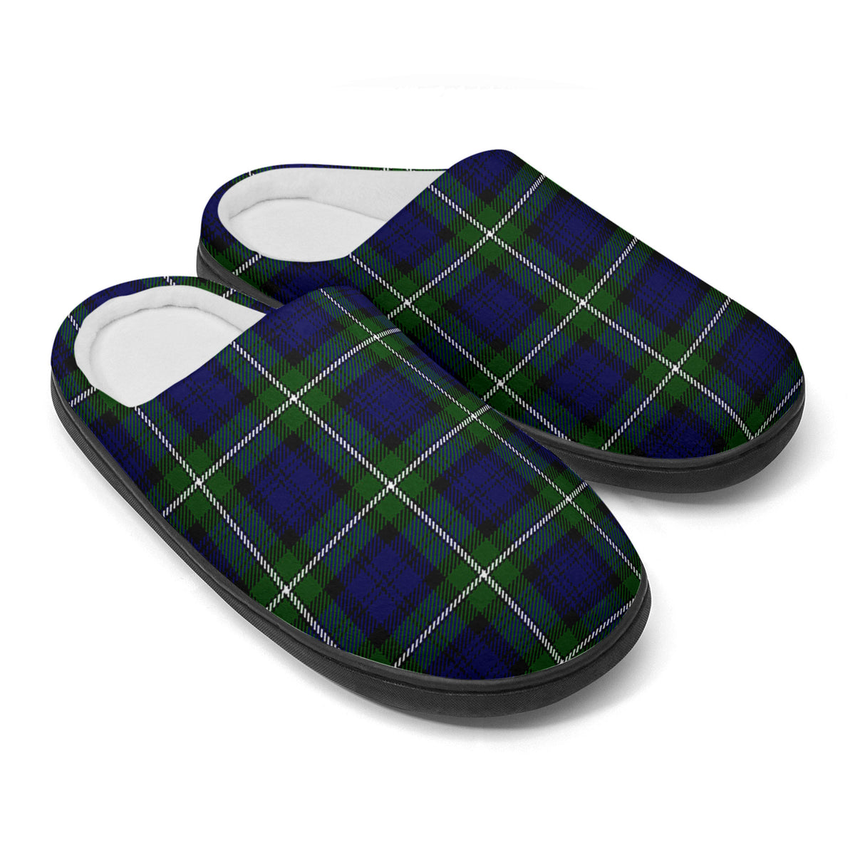 Forbes Modern Tartan Slippers