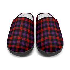 Brown Modern Tartan Slippers