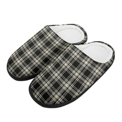 Menzies Black - White Ancient Tartan Slippers