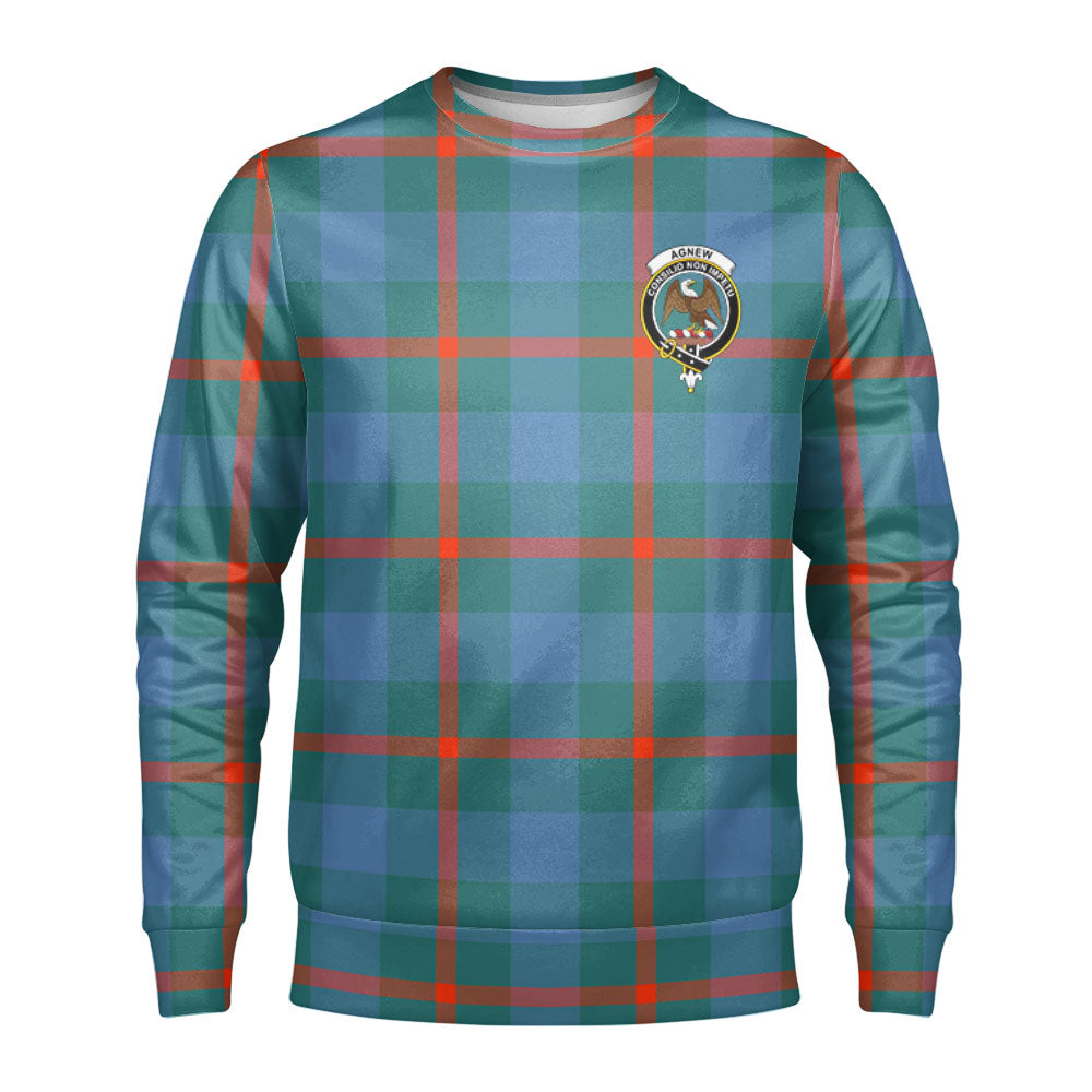 Agnew Ancient Tartan Crest Sweatshirt