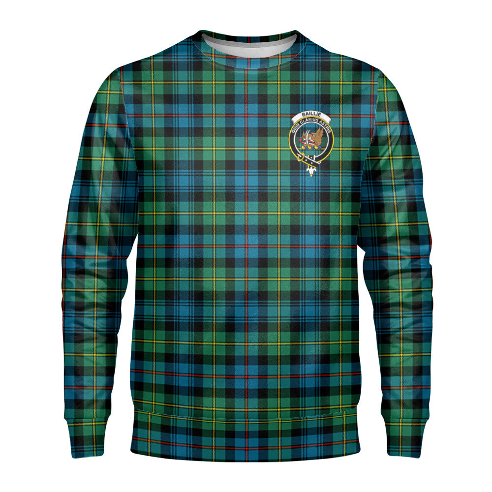 Baillie Ancient Tartan Crest Sweatshirt