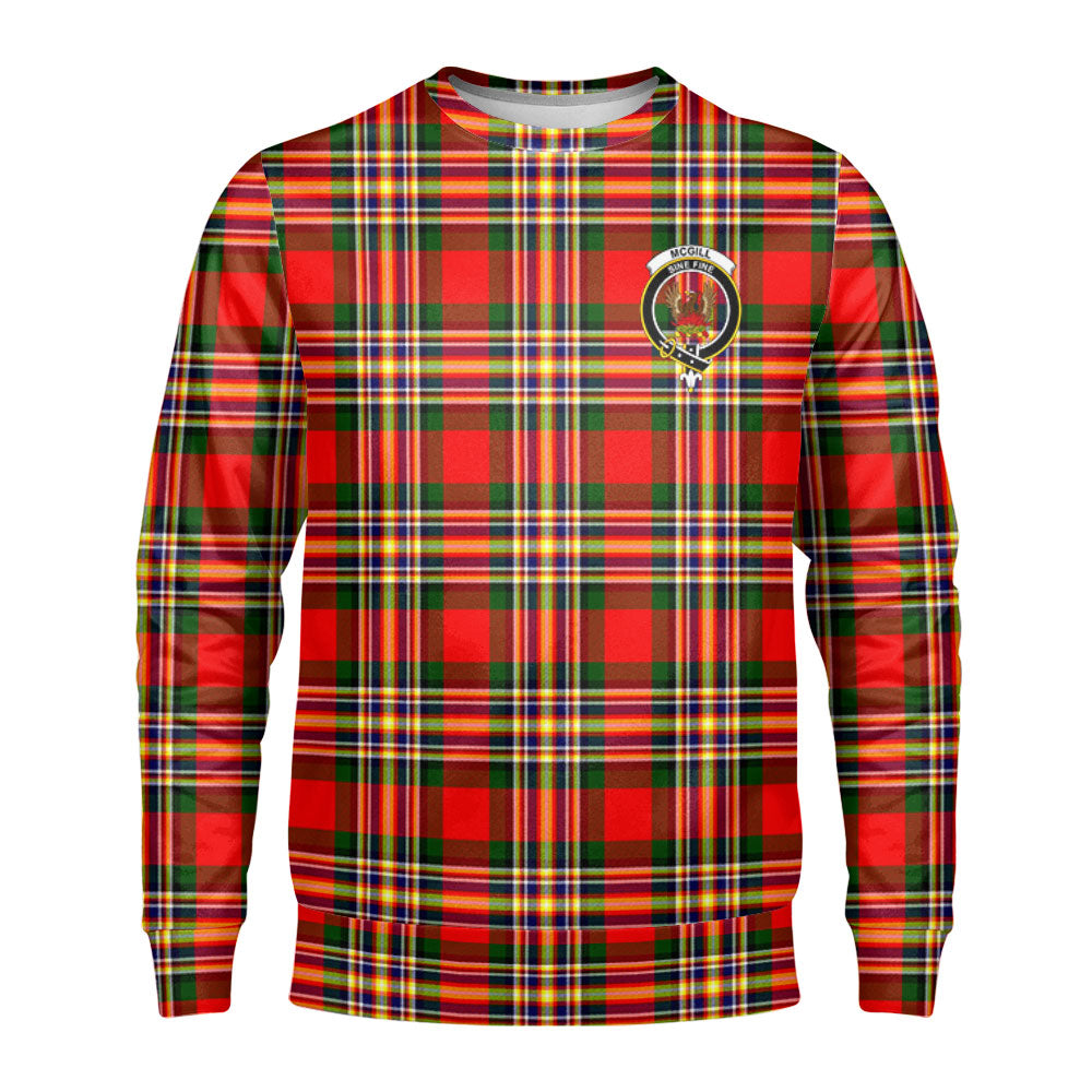 McGill Modern Tartan Crest Sweatshirt