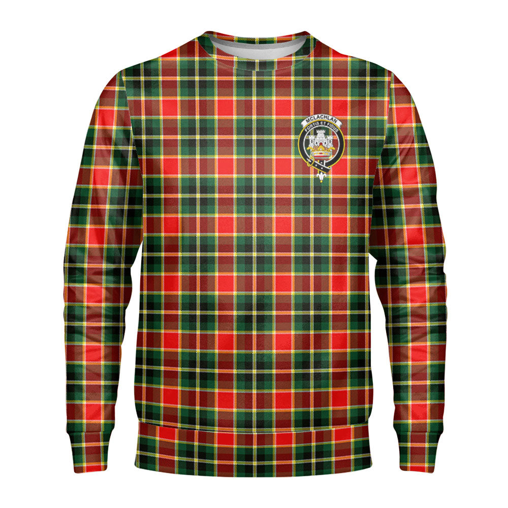 McLachlan Hunting Modern Tartan Crest Sweatshirt