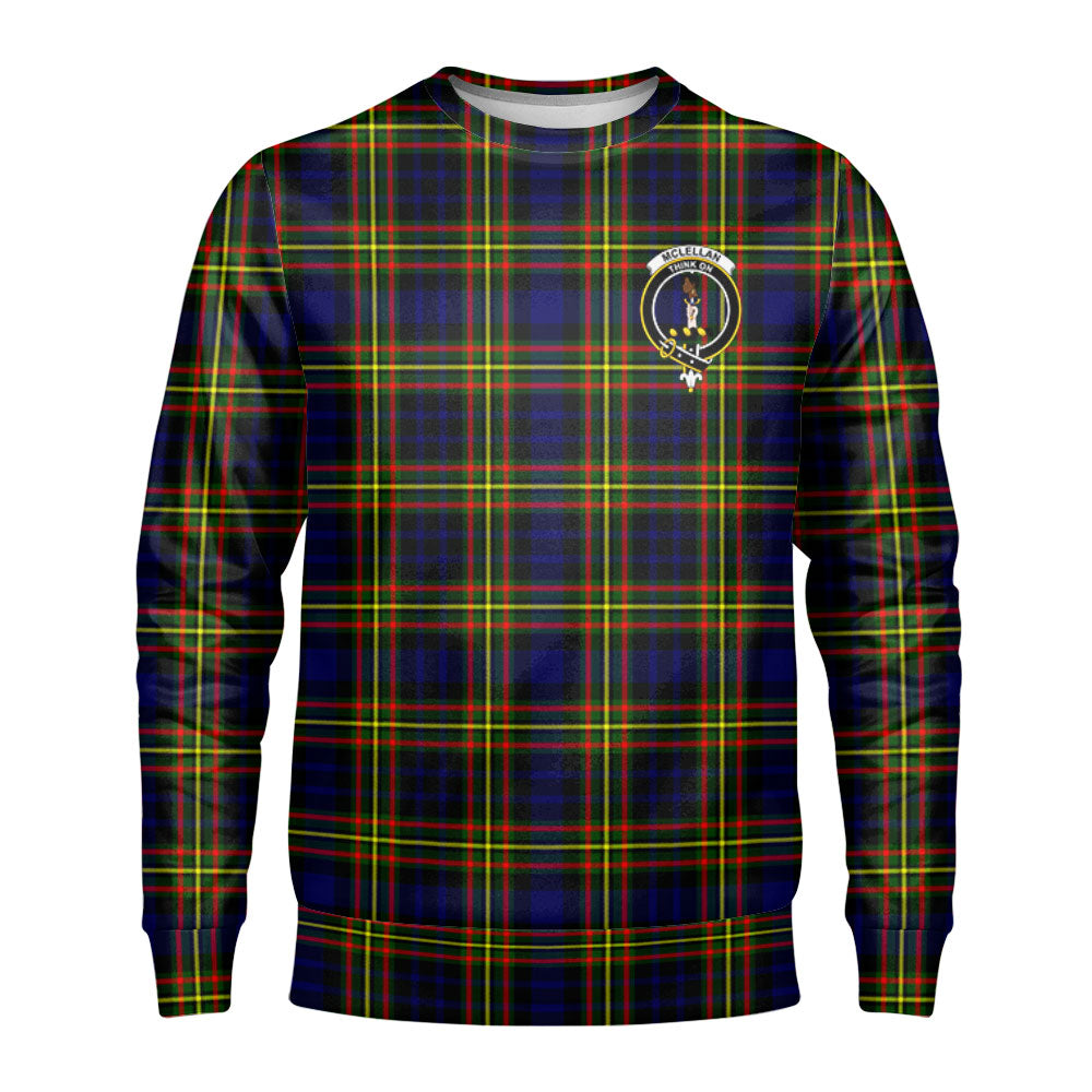 McLellan Modern Tartan Crest Sweatshirt