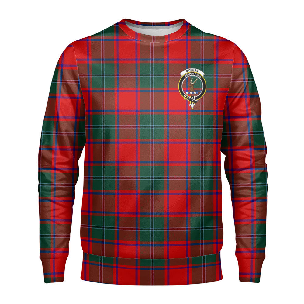 McPhail Clan Tartan Crest Sweatshirt