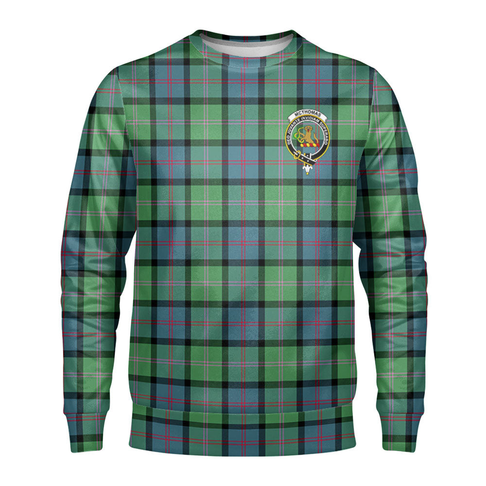 McThomas Ancient Tartan Crest Sweatshirt