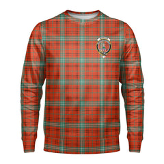 Morrison Red Ancient Tartan Crest Sweatshirt