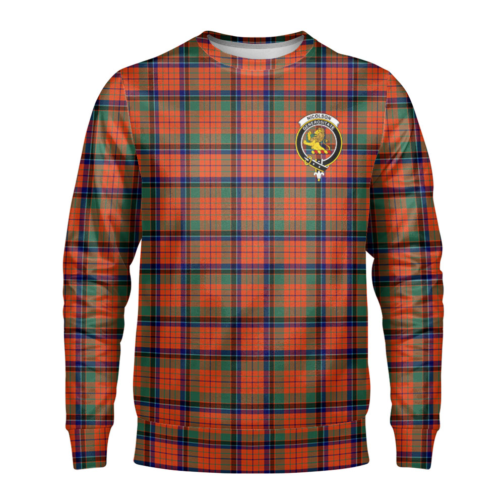 Nicolson Ancient Tartan Crest Sweatshirt