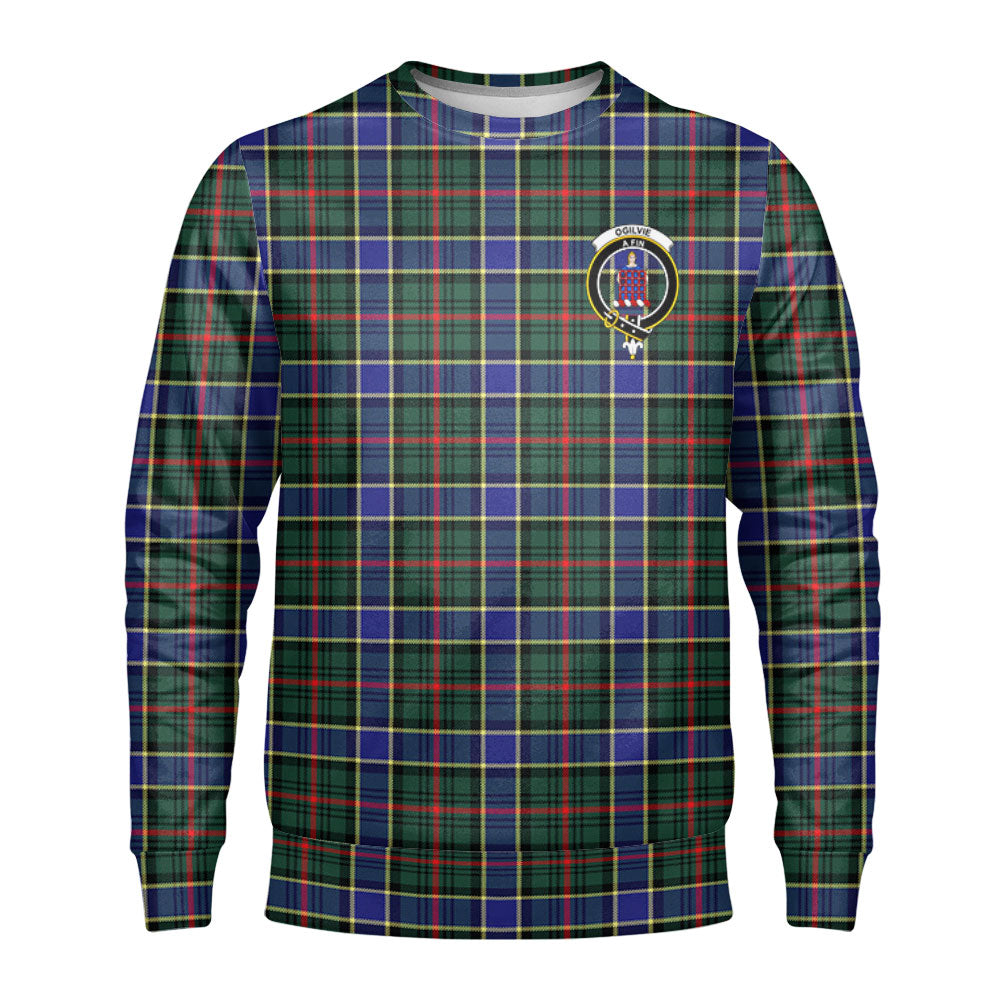 Ogilvie Hunting Modern Tartan Crest Sweatshirt