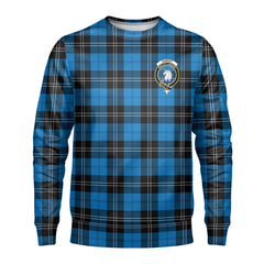 Ramsay Blue Ancient Tartan Crest Sweatshirt