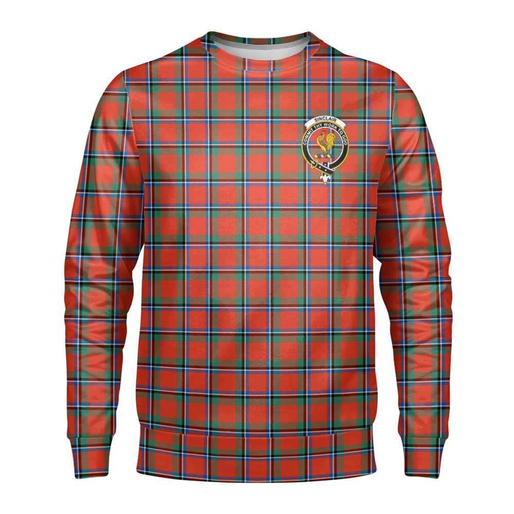 Sinclair Ancient Tartan Crest Sweatshirt