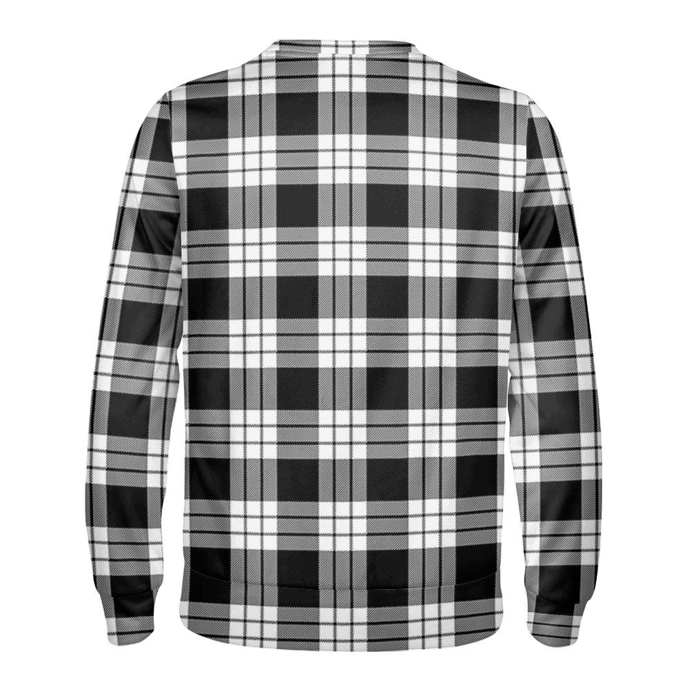 McFarlane Black _ White Tartan Crest Sweatshirt