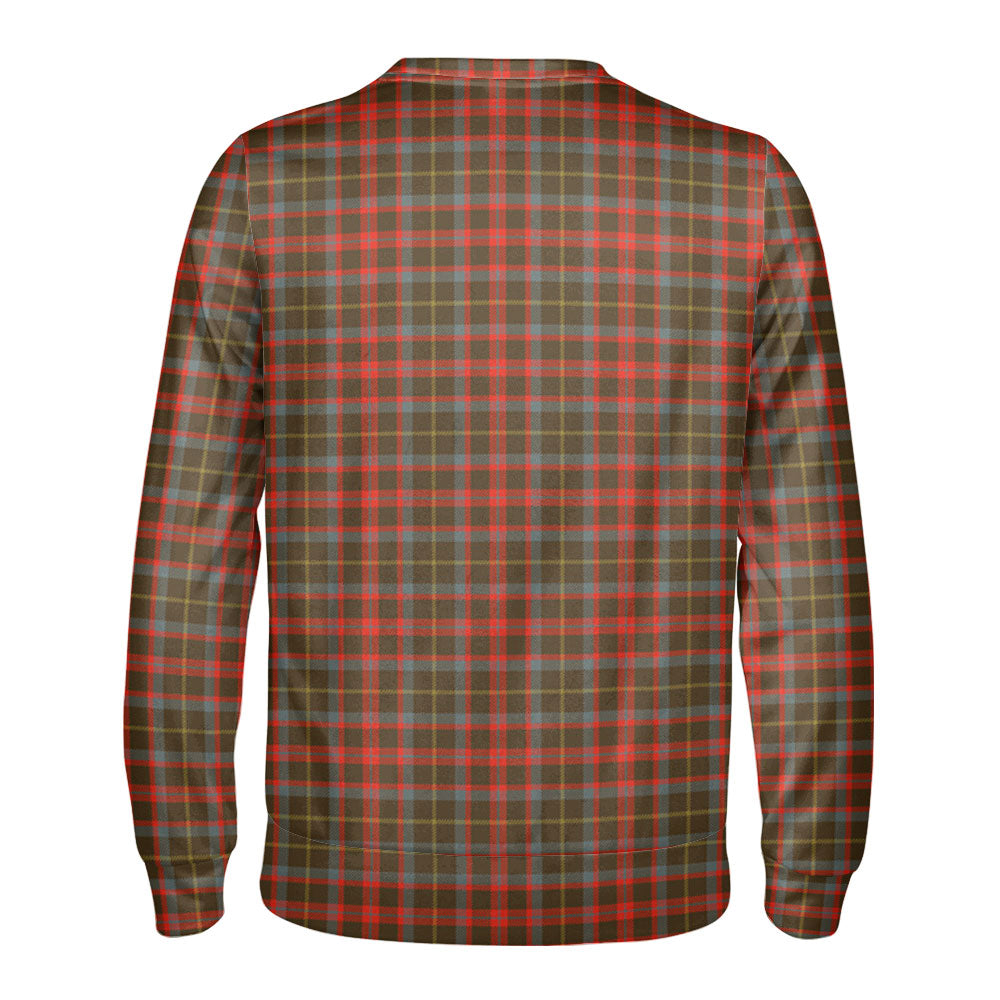 McKintosh Hunting Weathered Tartan Crest Sweatshirt